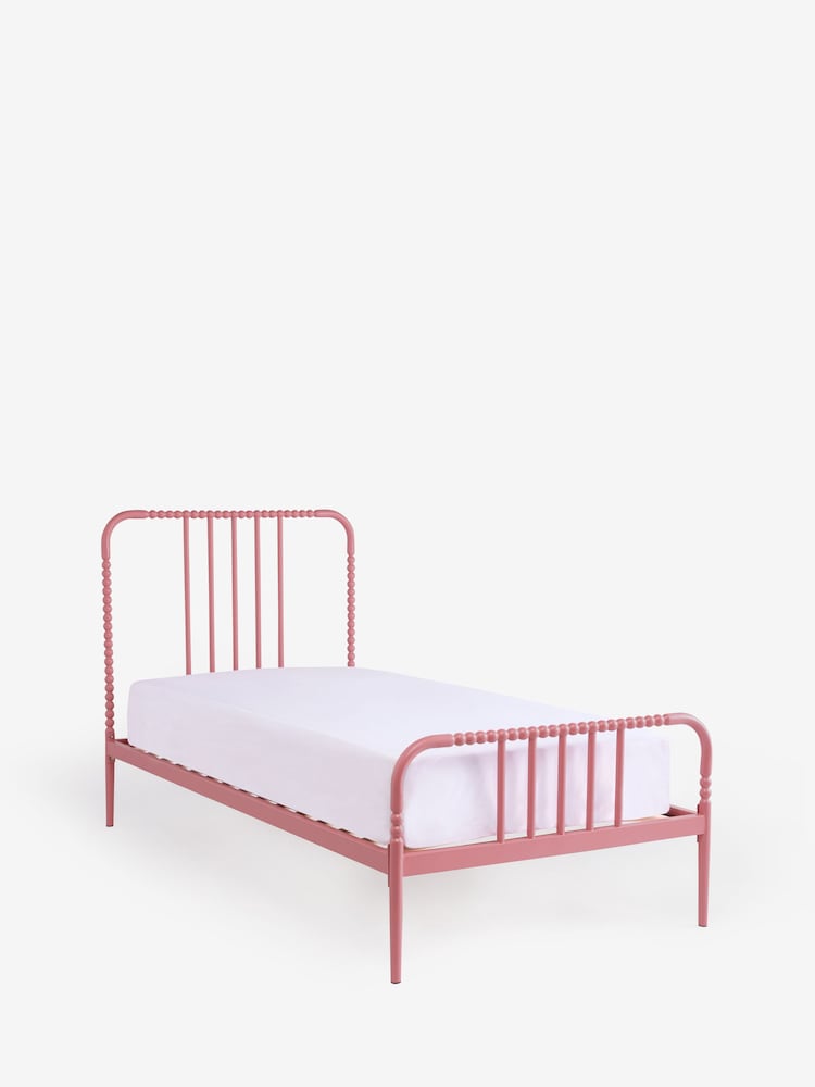 Pink Piper Bobbin Metal Bed Frame - Image 6 of 6 Pink Piper Bobbin Metal Bed Frame - Image 6 of 6