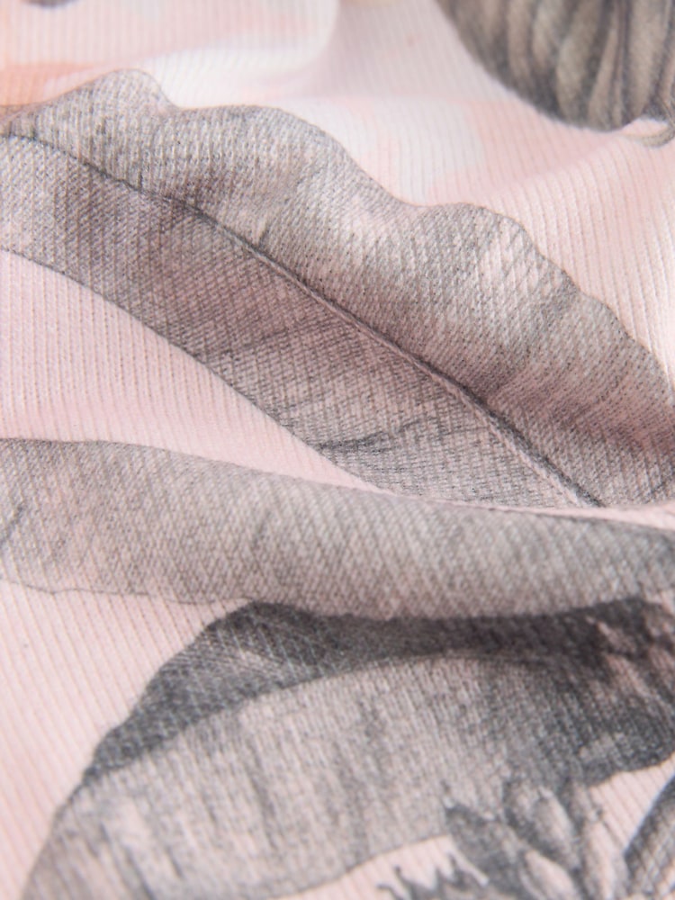 Peach Pink Kew Collection Cosy Short Set Pyjamas - Image 2 of 3 Peach Pink Kew Collection Cosy Short Set Pyjamas - Image 2 of 3