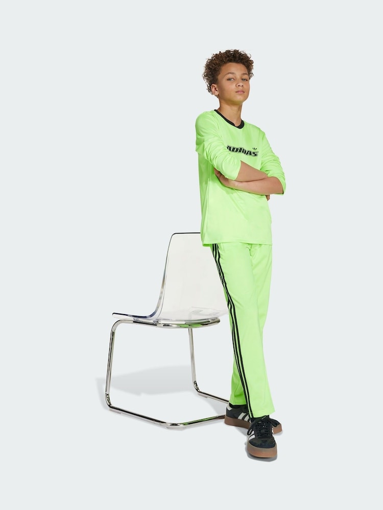 adidas Originals Green Adicolor Firebird Tracksuit Bottoms - Image 1 of 4