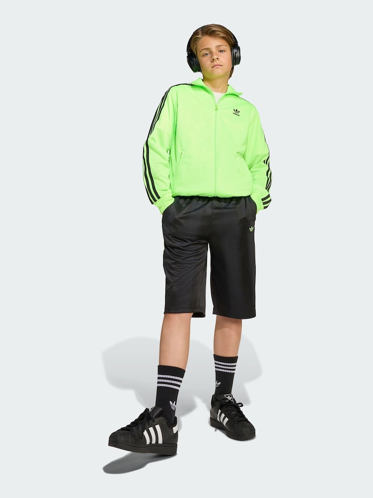 adidas Originals Green Adicolor Firebird Jacket - Image 1 of 4 adidas Originals Green Adicolor Firebird Jacket - Image 1 of 4