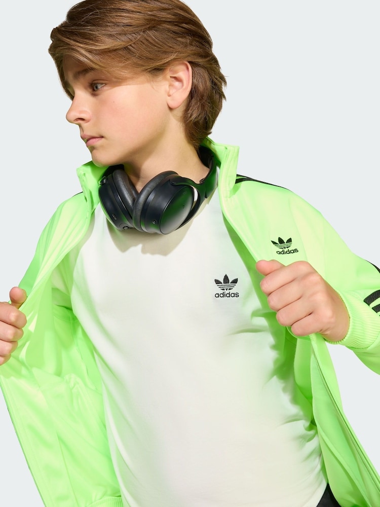adidas Originals Green Adicolor Firebird Jacket - Image 2 of 4