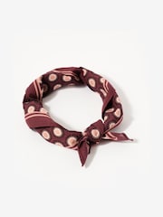 Mint Velvet Red Star Print Square Neck Scarf - Image 1 of 5