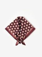 Mint Velvet Red Star Print Square Neck Scarf - Image 2 of 5