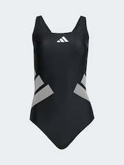 adidas Black Logo C-Back Swimsuit - Image 5 of 5