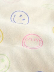 Ecru Multicolour Smiley World Regular Length Frayed Edge Denim Shorts (3-16yrs) - Image 7 of 9