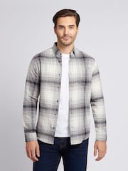 U.S. Polo Assn. Black Ombre Check Button Down Shirt - Image 1 of 9