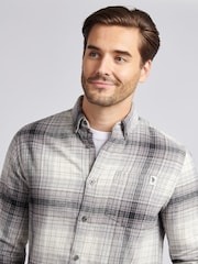 U.S. Polo Assn. Black Ombre Check Button Down Shirt - Image 2 of 9