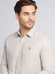 U.S. Polo Assn. Nude Brushed Dobby Shirt - Image 2 of 9