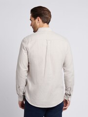 U.S. Polo Assn. Nude Brushed Dobby Shirt - Image 4 of 9