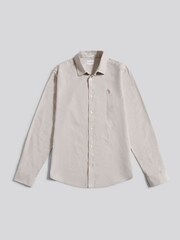 U.S. Polo Assn. Nude Brushed Dobby Shirt - Image 6 of 9