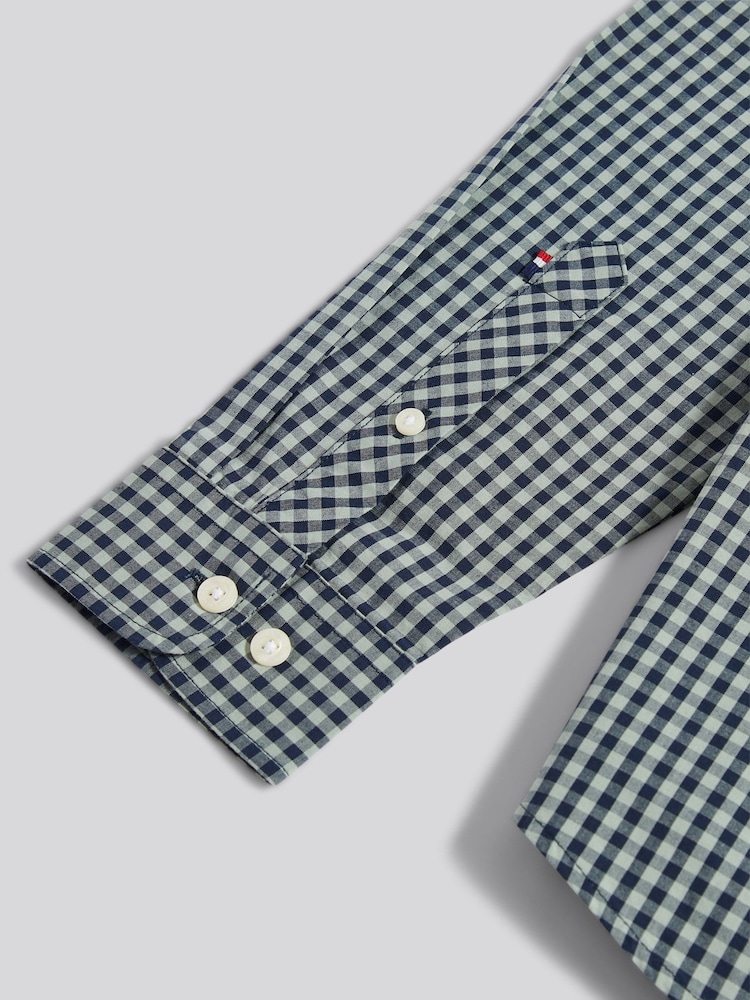 U.S. Polo Assn. Green Gingham Shirt - Image 4 of 4 U.S. Polo Assn. Green Gingham Shirt - Image 4 of 4