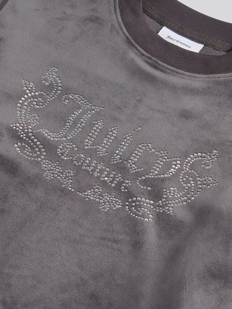Juicy Couture Black Crew Neck Sweatshirt - Image 8 of 8 Juicy Couture Black Crew Neck Sweatshirt - Image 8 of 8