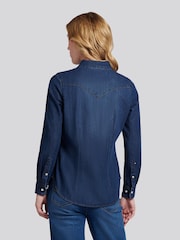 U.S. Polo Assn. Blue Denim Shirt - Image 2 of 8