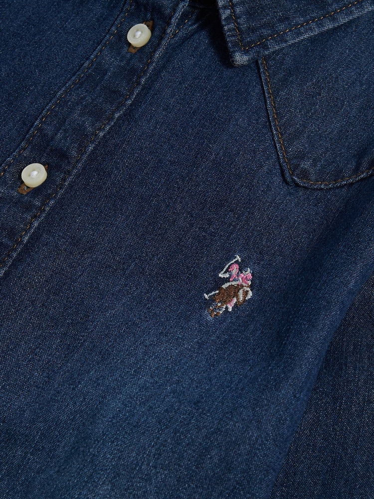 U.S. Polo Assn. Blue Denim Shirt - Image 8 of 8 U.S. Polo Assn. Blue Denim Shirt - Image 8 of 8