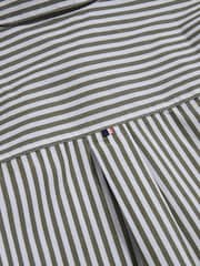 U.S. Polo Assn. Green Cotton Poplin Loose Fit Stripe Shirt - Image 9 of 9