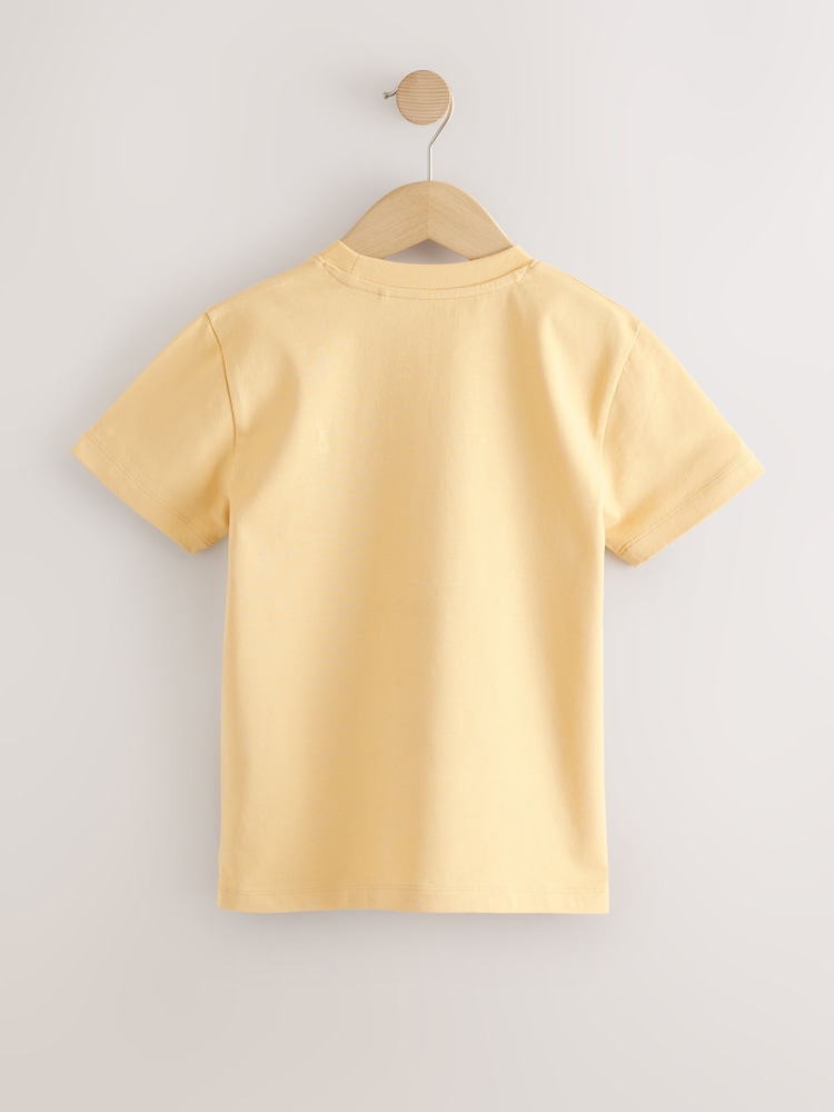 Yellow Short Sleeve T-Shirt (3-16yrs) - Image 2 of 4
