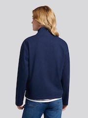U.S. Polo Assn. Blue Funnel Neck Rugby Shirt - Image 4 of 7