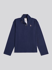 U.S. Polo Assn. Blue Funnel Neck Rugby Shirt - Image 5 of 7