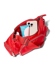 Victoria's Secret Pink Bright Vermillion Red Multi-Pocket Shoulder Bag - Image 4 of 4