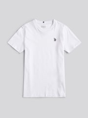 Blanco tiz - U.S. Polo Assn. Texture Double Horsemen T-Shirt - Imagen 5 de 8