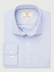 Brook Taverner Blue Dobby Shirt - Image 1 of 3
