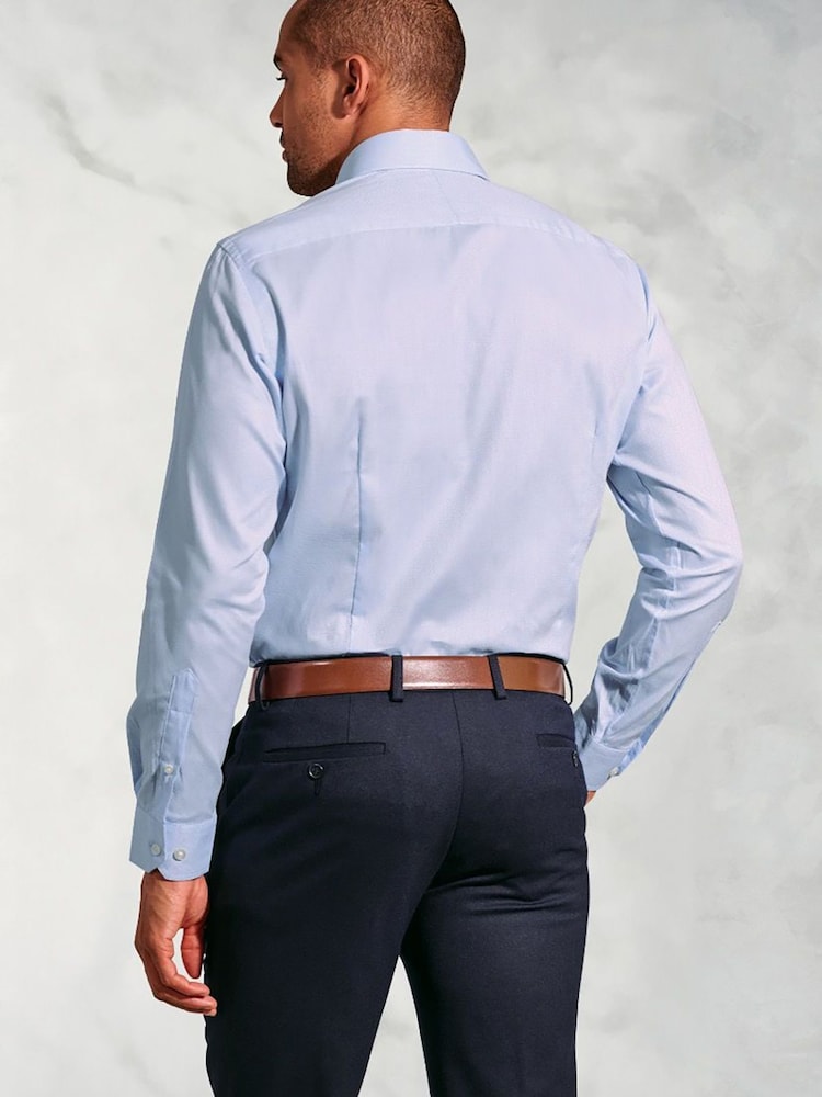 Brook Taverner Blue Single Cuff Shirt - Image 2 of 5