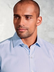 Brook Taverner Blue Single Cuff Shirt - Image 3 of 5