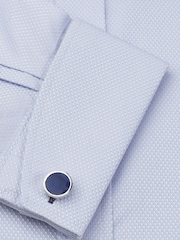 Brook Taverner Blue Single Cuff Shirt - Image 5 of 5
