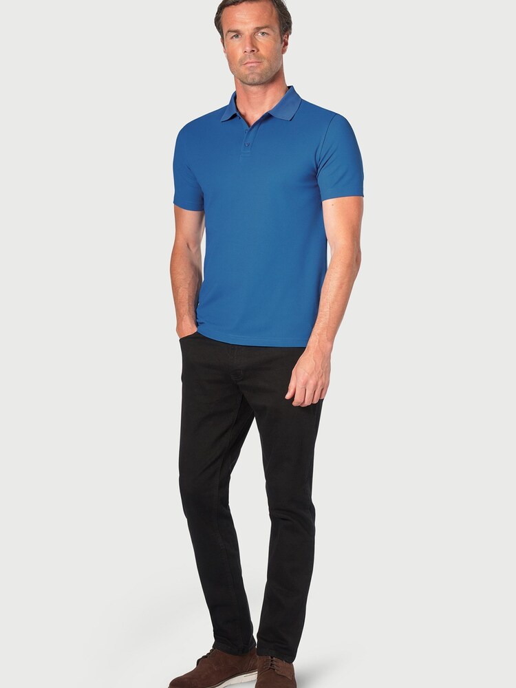 Brook Taverner Blue Polo Shirt - Image 3 of 3 Brook Taverner Blue Polo Shirt - Image 3 of 3