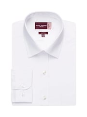 Brook Taverner White Poplin Single Cuff Shirt - Image 1 of 2