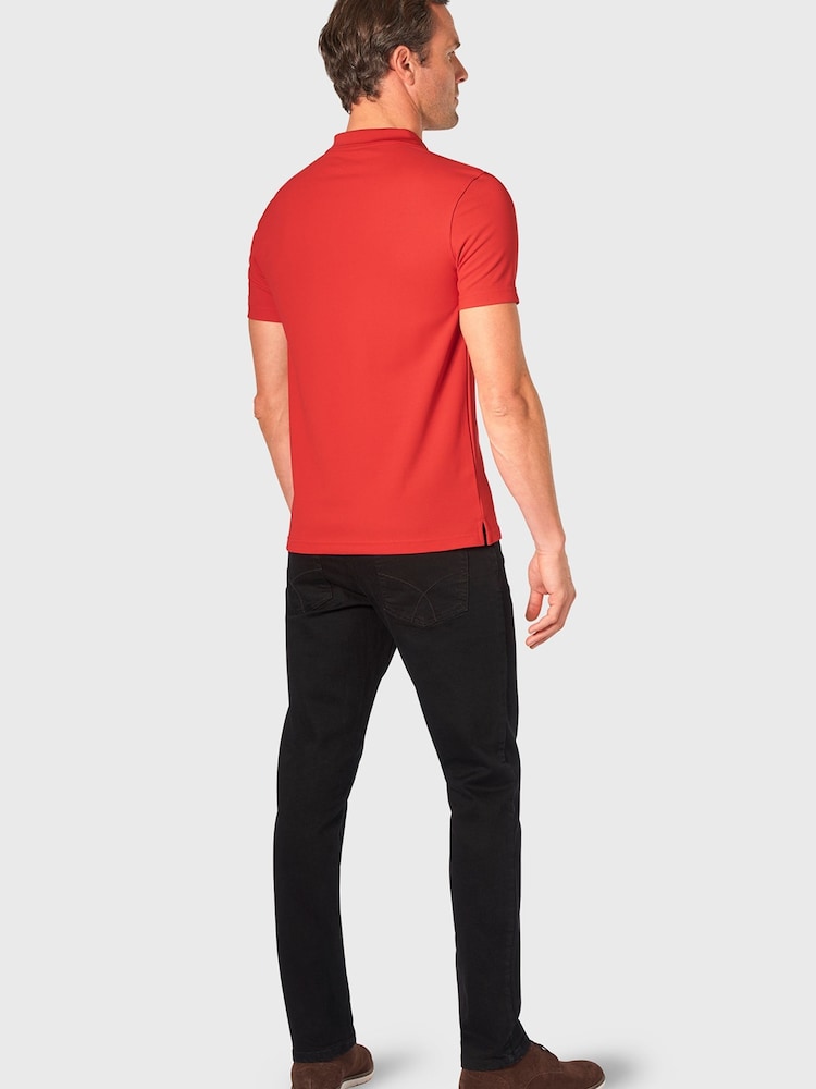 Brook Taverner Red Polo Shirt - Image 2 of 3