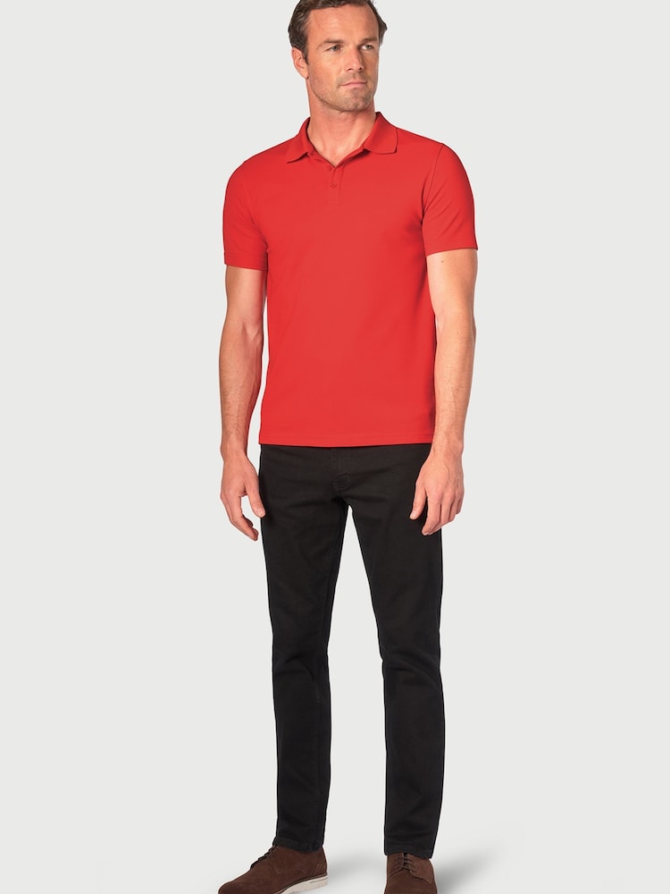 Brook Taverner Red Polo Shirt - Image 3 of 3