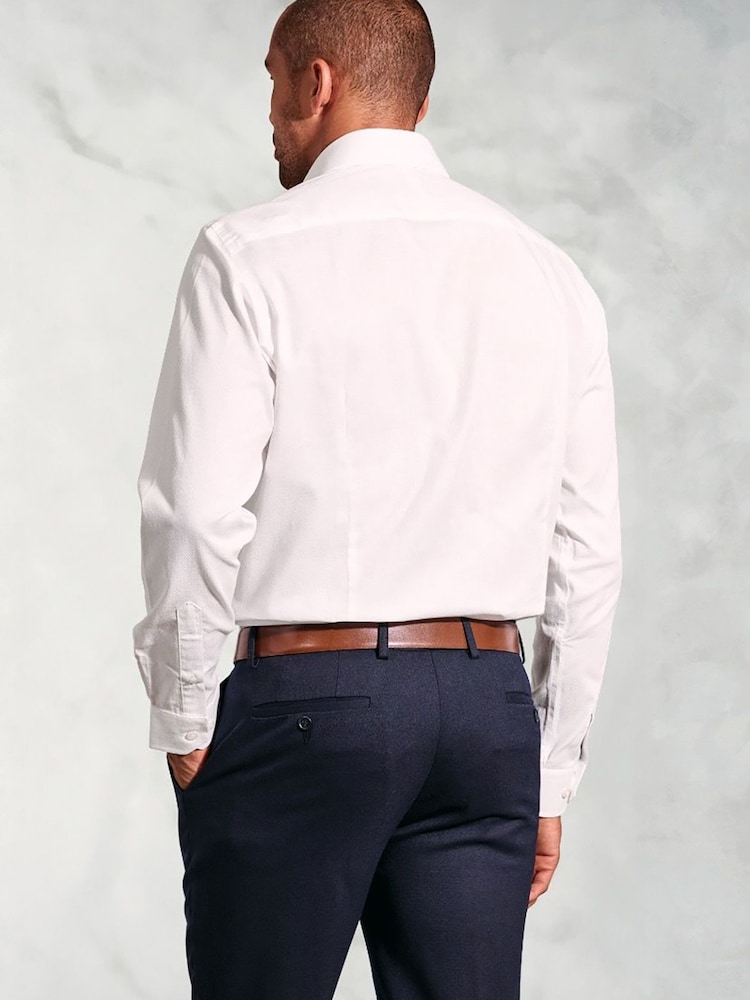 Brook Taverner White Single Cuff Shirt - Image 2 of 6 Brook Taverner White Single Cuff Shirt - Image 2 of 6