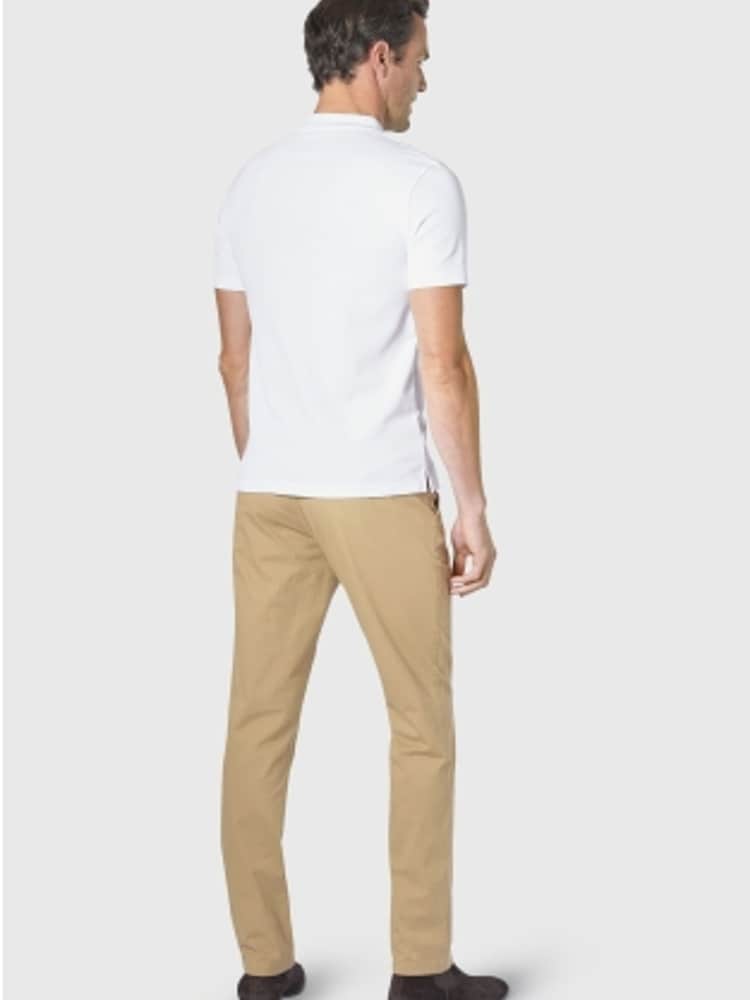 Brook Taverner White Polo Shirt - Image 2 of 3 Brook Taverner White Polo Shirt - Image 2 of 3