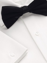 Brook Taverner White Marcella Front Double Cuff Cotton Dress Shirt - Image 2 of 2