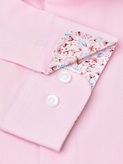 Brook Taverner Herringbone Stretch Cotton Shirt - Slika 2 iz 2