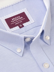 Brook Taverner Stretch Oxford Cotton Shirt - صورة 2 من 3