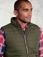 Brook Taverner Green Quilted Puffer Gilet - Image 3 of 4
