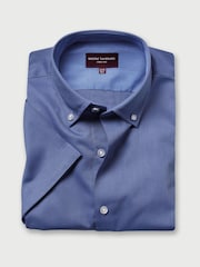 Brook Taverner Blue Oxford Short Sleeve Shirt - Image 1 of 1