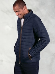 Brook Taverner Blue Quilted Puffer Jacket - Image 1 of 5
