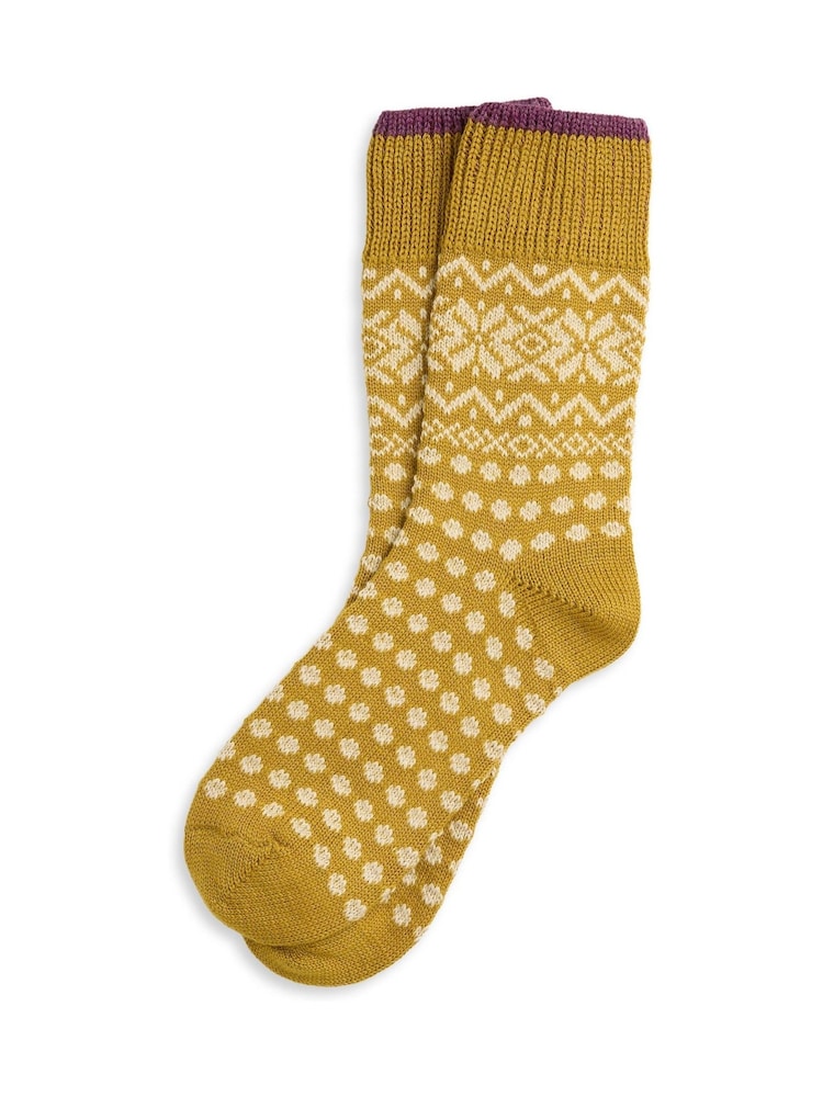 Celtic & Co. Ladies Dot Merino Cott Socks - Image 1 of 3