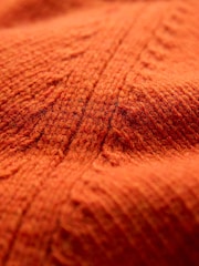 Celtic & Co.Orange Lambswool Button Neck Jumper - Image 9 of 9