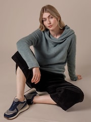 Grün - Celtic & Co. Lässiger Pullover mit Kragen - Bild 4 von 6