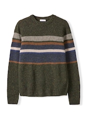 Celtic & Co. Green Mens Statement Donegal Jumper - Bild 1 von 3