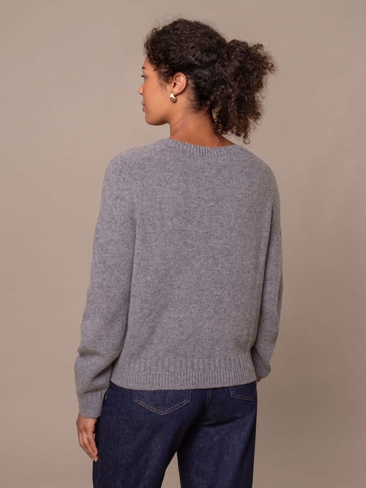 Celtic & Co. Gansey Detail Crew Neck Jumper - Image 2 of 8 Celtic & Co. Gansey Detail Crew Neck Jumper - Image 2 of 8
