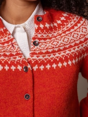 Fair Isle Pattern Cardigan - Imagem 4 de 7