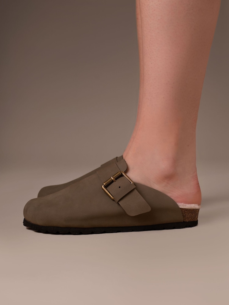 Celtic & Co. Sheep Lined Penny Loafer Clogs - Image 1 of 8 Celtic & Co. Sheep Lined Penny Loafer Clogs - Image 1 of 8
