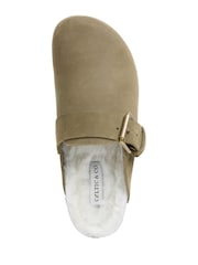 Celtic & Co. Sheep Lined Penny Loafer Clogs - Image 7 of 8