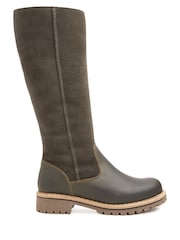 Celtic & Co. Green Waterproof Sheep Lined Tall Boots - Image 3 of 8