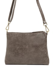 Celtic & Co. Slim Zip Top Cross-Body Brown Bag - Image 4 of 7